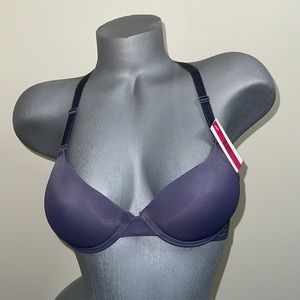 PUSH UP LIGHT PADDED DEMI T-SHIRT UNDERWIRE BRA ADJUSTABLE SHOULDER STRAPS. NWT